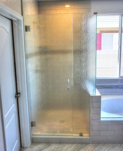 Rain Glass Shower Door